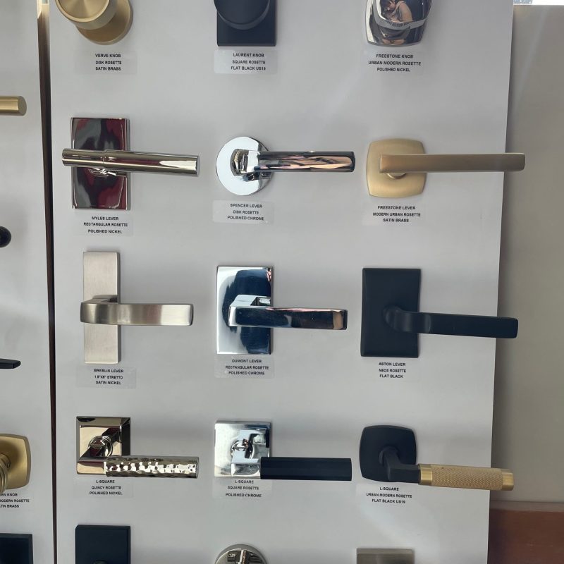 Emtek Interior Hardware Display – Levers & Knobs Collection