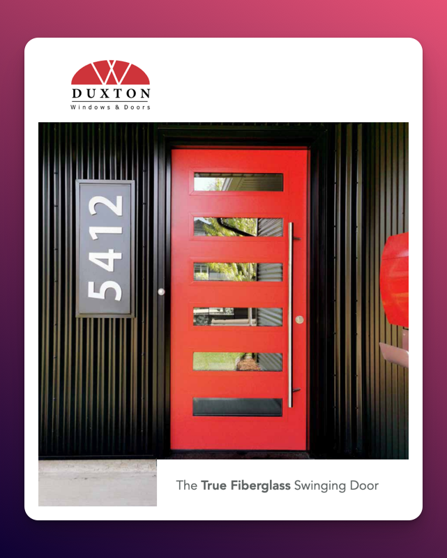 Catalogue - The True Fiberglass Swinging Door